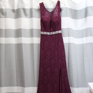 Burgundy Prom Dress